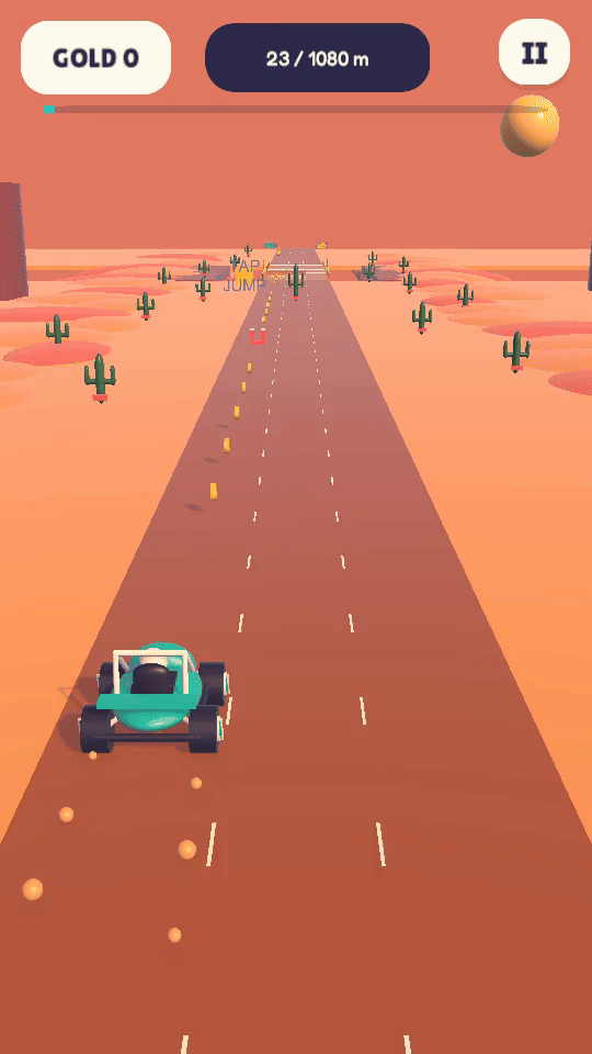 Dune Dush prototype gameplay